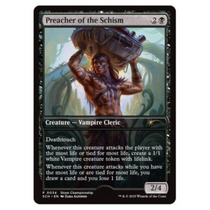 Preacher of the Schism Artist Proof - Store Championship Promo FOIL